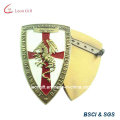 Shield Design Suit Metal Custom Pin Badge